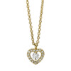 Material: gelbgold – Collier 18 kt GG Herz