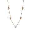Material: rotgold-weissgold – Collier 14 kt GG