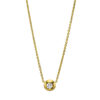 Material: gelbgold – Collier 18 kt GG, mattiert