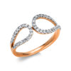 Material: rotgold – Ring 18 kt GG 