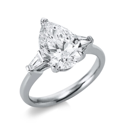 Ring 3er-Krappe 18 kt WG, GIA 2356248749