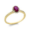 Material: gelbgold – Ring 18 kt WG
