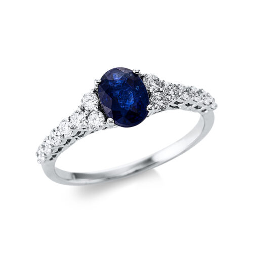 Ring 4er-Krappe 18 kt WG