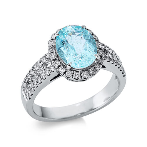 Ring 4er-Krappe 18 kt WG