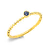 Material: gelbgold – Ring Farbstein Classic