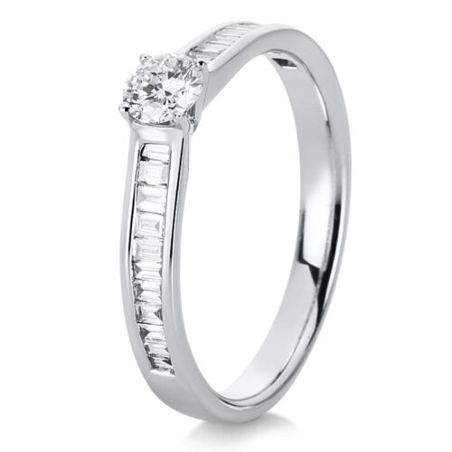 Ring 4er-Krappe 18 kt WG