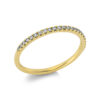 Material: gelbgold – Ring Memoire halb