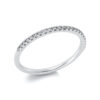 Material: platin – Ring Memoire halb