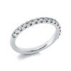 Material: weissgold – Ring Memoire halb