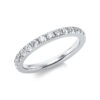 Material: weissgold – Ring Memoire voll