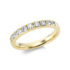 Material: gelbgold – Ring Memoire halb
