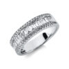 Material: weissgold – Ring Baguette