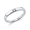 Material: weissgold – Ring Solitaire