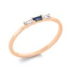 Material: rotgold – Ring Farbstein Classic