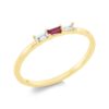 Material: gelbgold – Ring Farbstein Classic