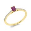 Material: gelbgold – Ring Farbstein Classic