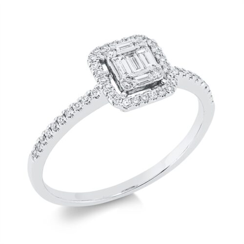 Ring Baguette Illusion