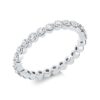 Material: weissgold – Ring Memoire voll