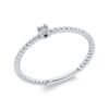 Material: weissgold – Ring Solitaire