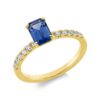 Material: gelbgold – Ring Farbstein Classic