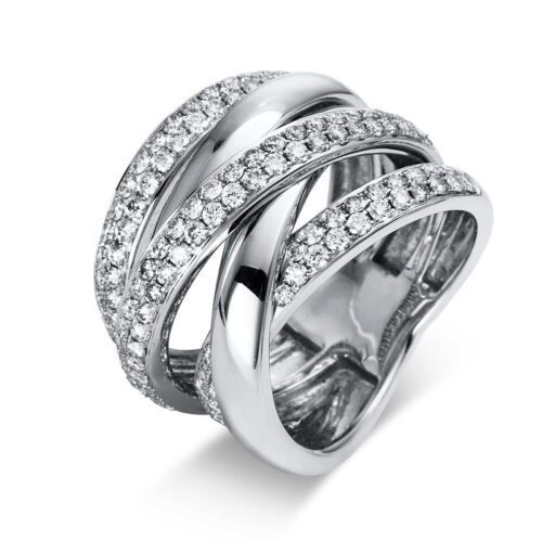 Ring Mehrfachsteinbesatz