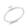Material: weissgold – Ring Solitaire