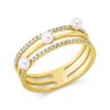 Material: gelbgold – Ring Perle