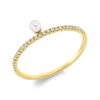 Material: gelbgold – Ring Perle
