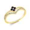 Material: gelbgold – Ring Farbstein Classic
