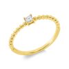 Material: gelbgold – Ring Baguette