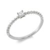 Material: weissgold – Ring Baguette