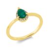 Material: gelbgold – Ring Farbstein Classic