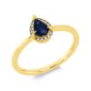 Material: gelbgold – Ring Farbstein Classic