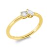 Material: gelbgold – Ring Solitaire mit Besatz