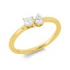 Material: gelbgold – Ring Solitaire mit Besatz