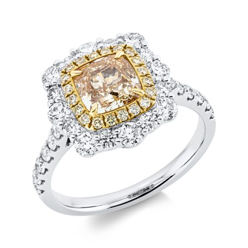 Ring Farbiger Diamant
