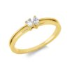 Material: gelbgold – Ring Baguette