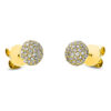 Material: gelbgold – Ohrstecker Pavé