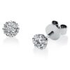 Material: platin – Ohrstecker Illusion Classic