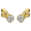 Material: gelbgold – Ohrstecker Illusion Classic
