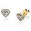 Material: gelbgold – Ohrstecker Herz