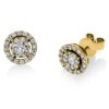 Material: gelbgold – Ohrstecker Illusion Classic