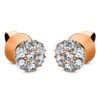 Material: rotgold – Ohrstecker Illusion Classic