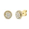 Material: gelbgold – Ohrstecker Illusion Classic