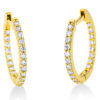 Material: gelbgold – Creolen Modern Woman