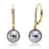 Material: gelbgold – Ohrschmuck Perle