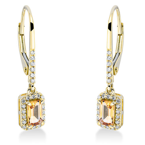 Ohrschmuck Farbstein Fashion