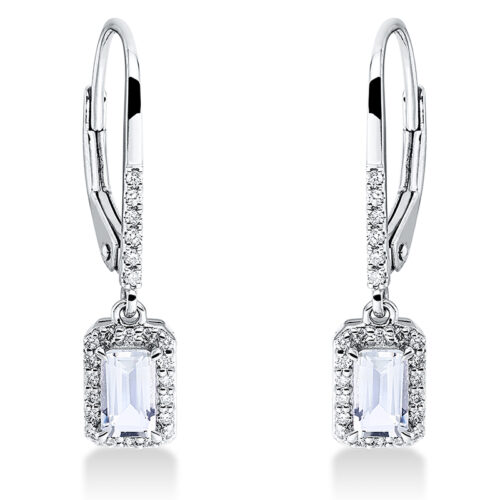 Ohrschmuck Farbstein Fashion