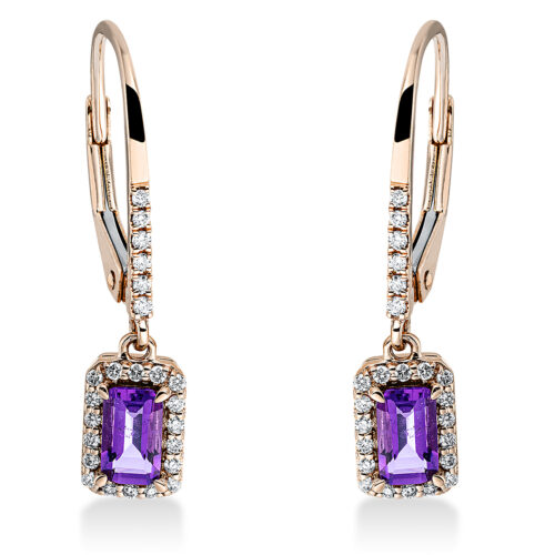 Ohrschmuck Farbstein Fashion