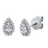 Material: weissgold – Ohrstecker Illusion Classic